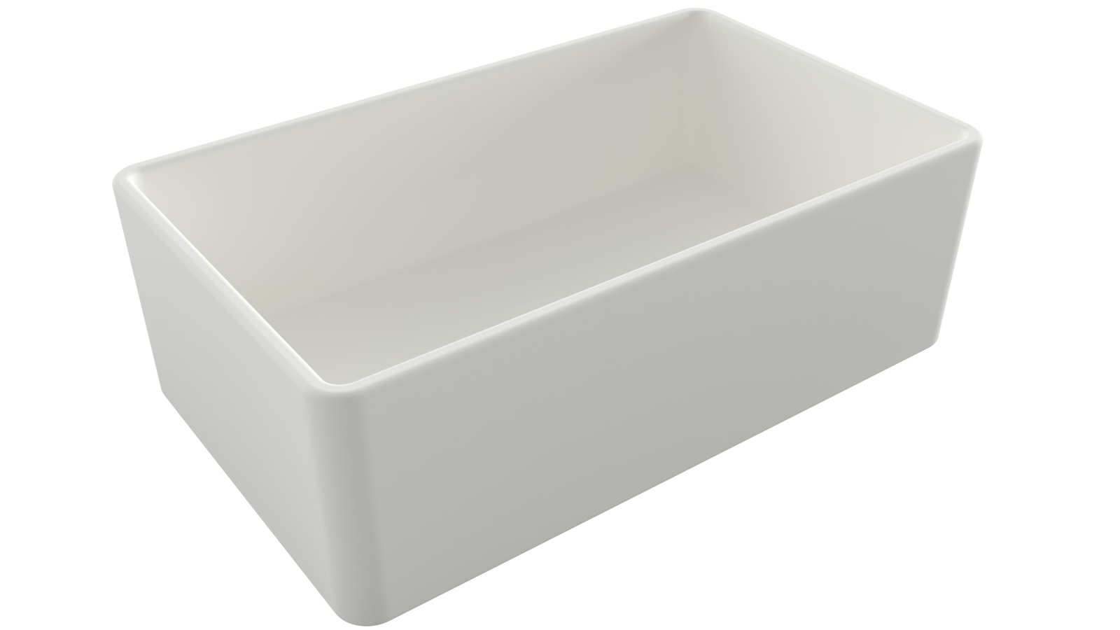 Turner Hastings Novi 75x46 Fine Fireclay Butler Sink - Matte White