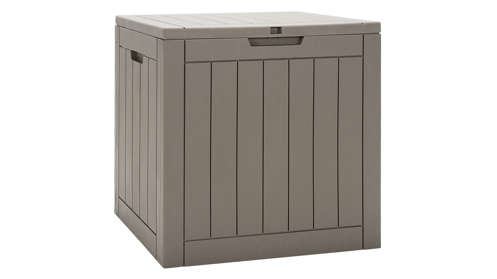 Costway 118 Litre Outdoor Storage Box w/ Built‑in Handle - Coffee