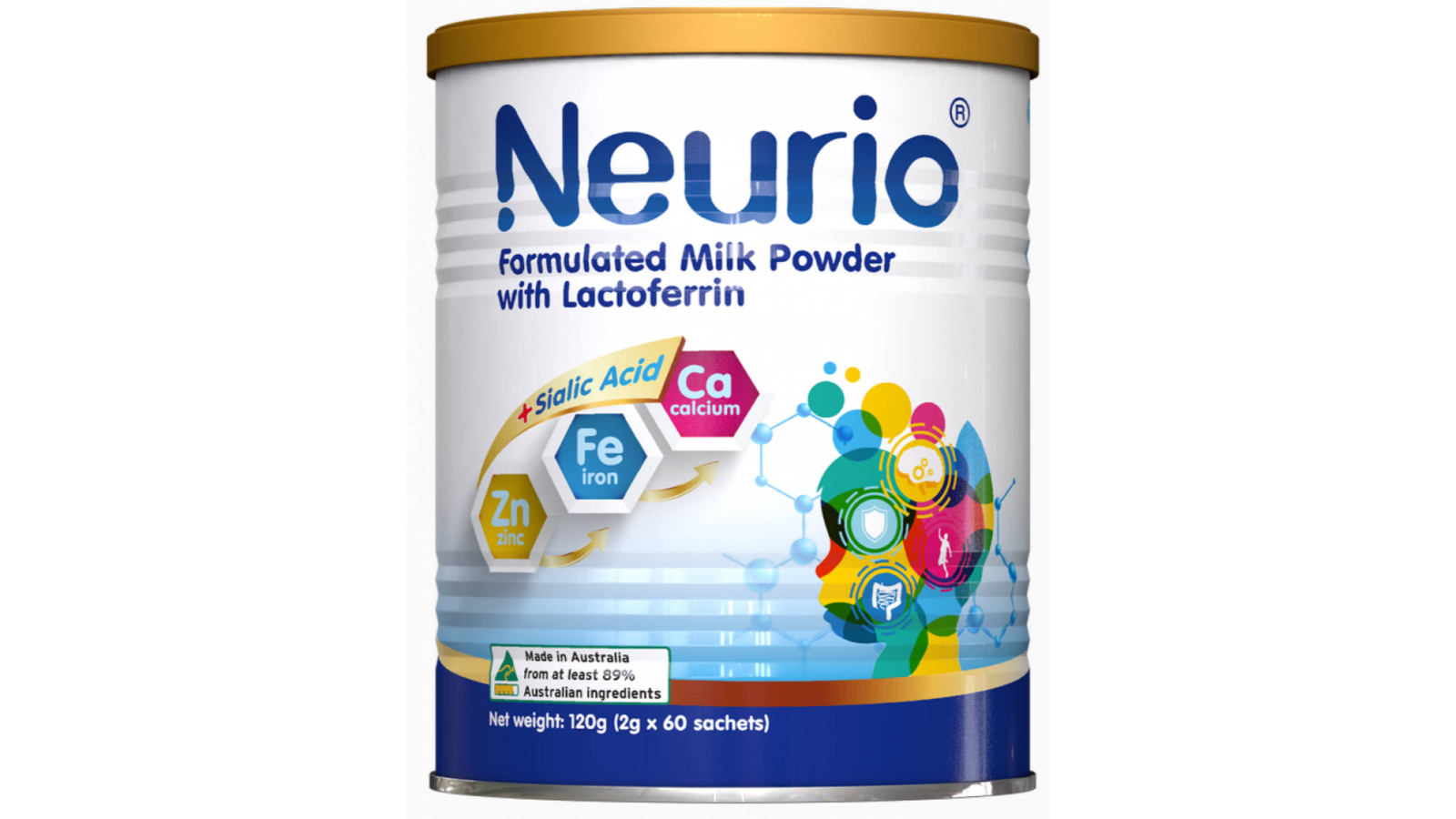 Neurio Lactoferrin + Sialic Acid Formulated Milk Powder