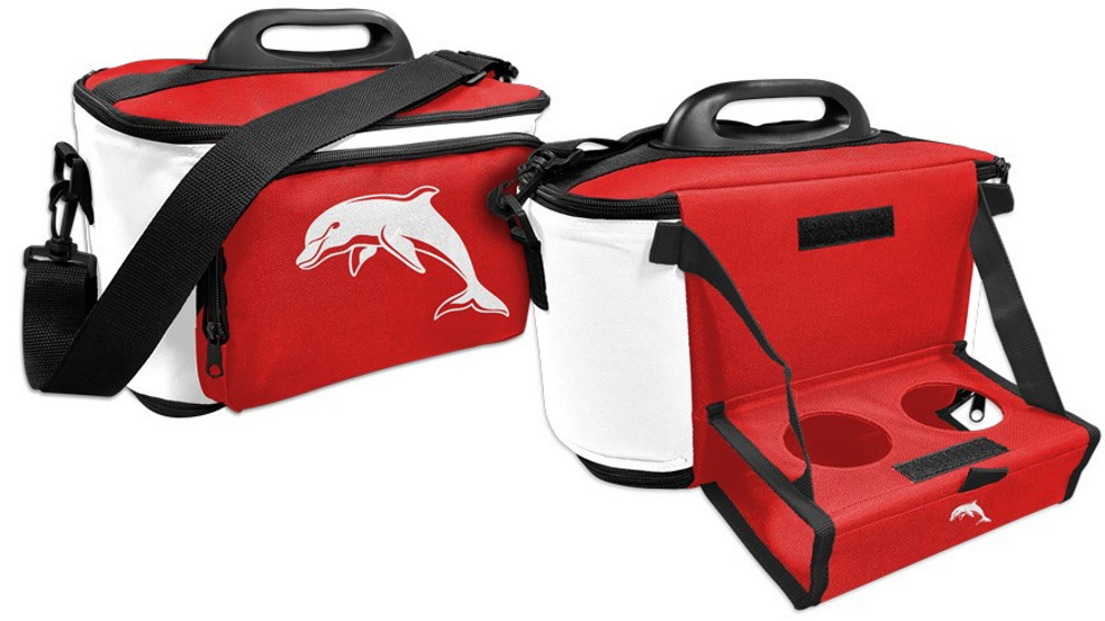 NRL Dolphins Esky Cooler Bag with Tray/Table