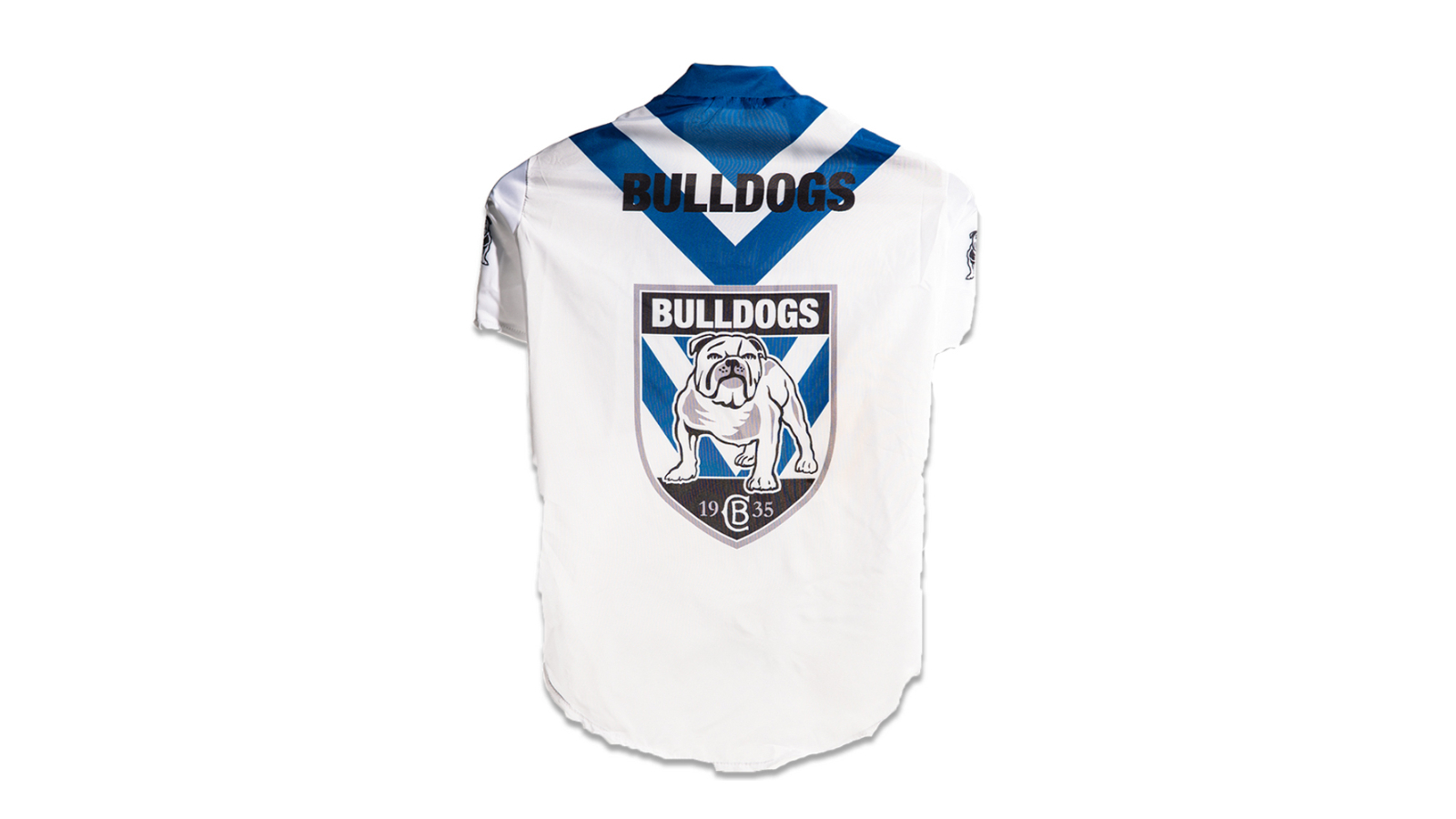 NRL Canterbury Bulldog Puppy Sports Jersey Costume - X-Small