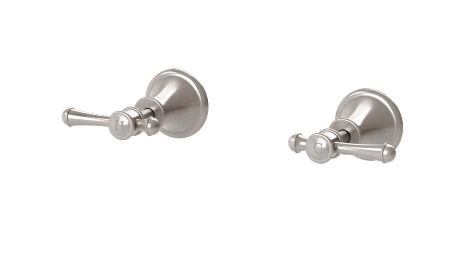 Phoenix Nostalgia Lever Walk Top Assemblies LF - Brushed Nickel 