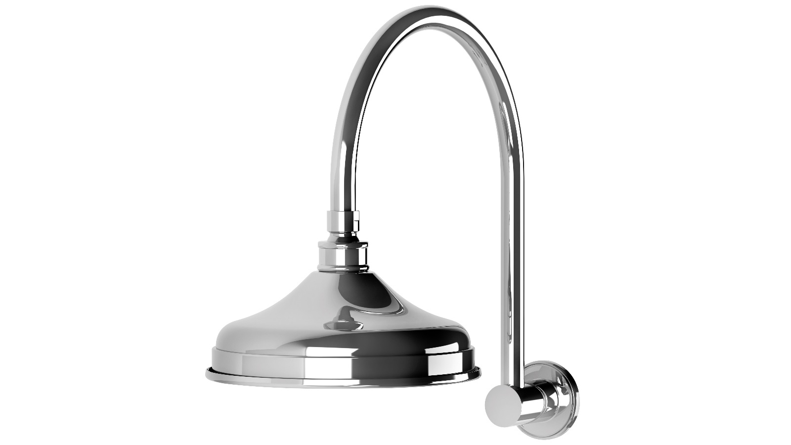Phoenix Nostalgia Vintage Rose Shower Arm - Chrome