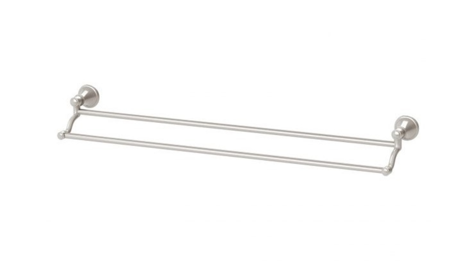Phoenix Nostalgia 760mm Double Towel Rail - Brushed Nickel