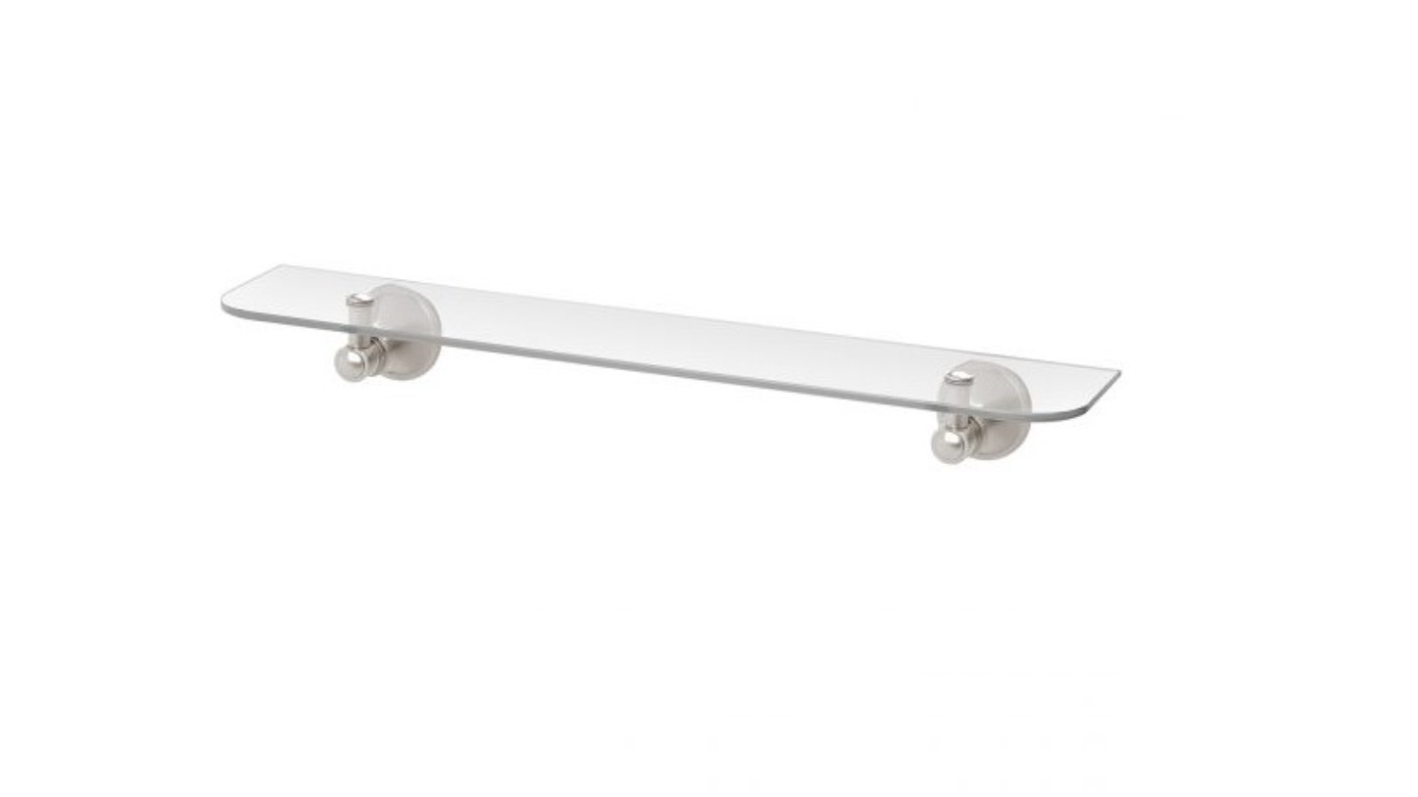 Phoenix Nostalgia Glass Shelf - Brushed Nickel