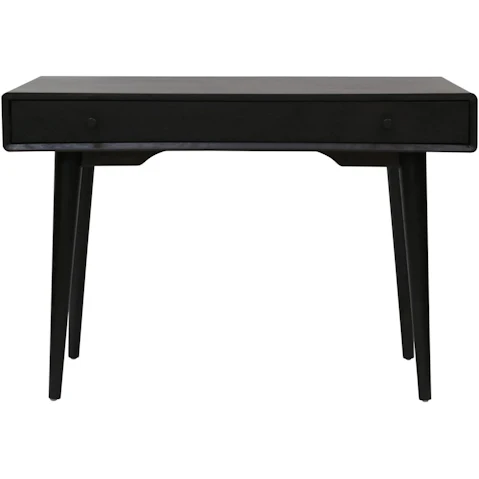 6IXTY 100cm Noche Wooden Writing Study Office Desk - Black