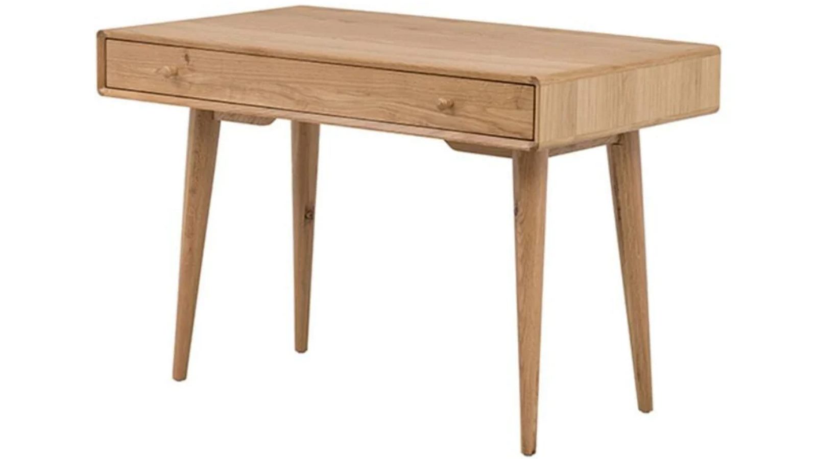 6IXTY Niche 110cm Study/Office Wooden Desk With Drawer - Natural