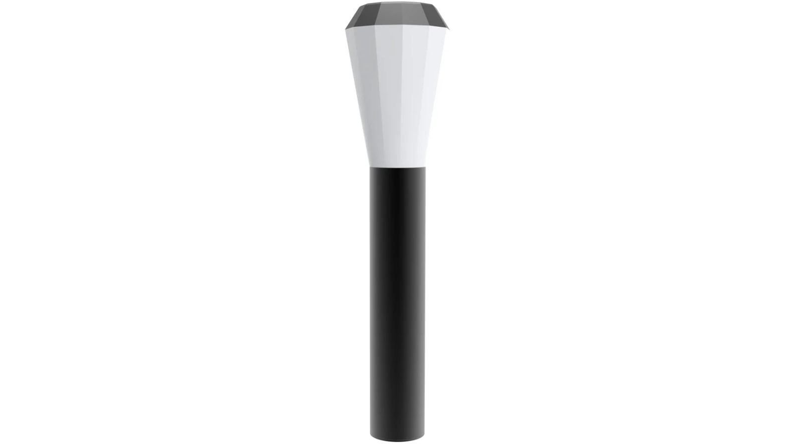 GEB IP54 Tapered Dark Grey 3000K LED Bollard Light - 50cm