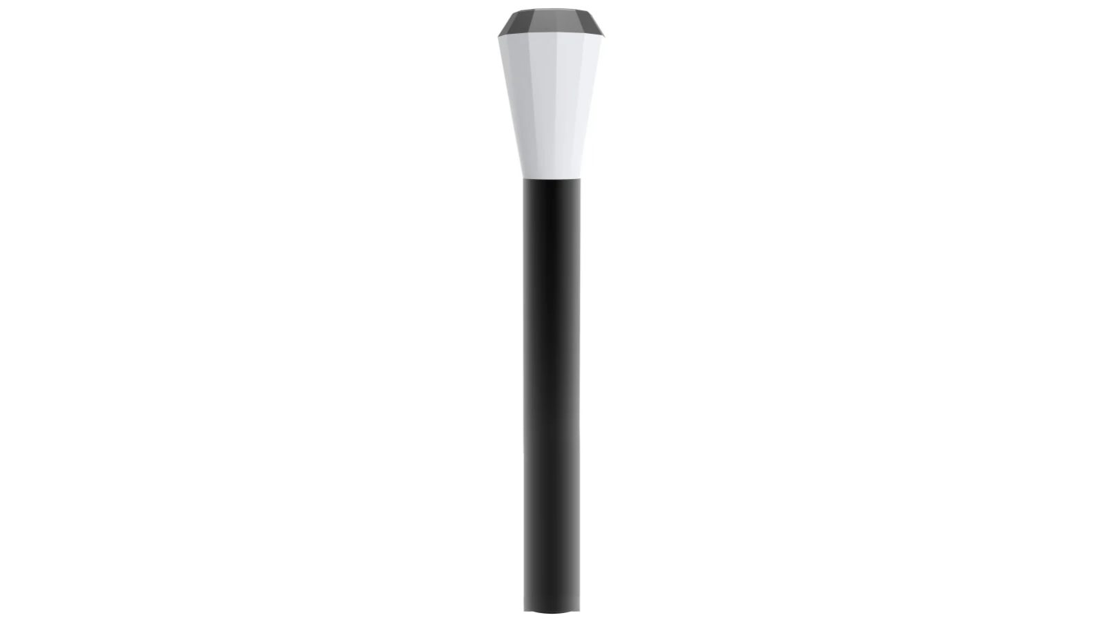 GEB IP54 Tapered Dark Grey 3000K LED Bollard Light - 80cm
