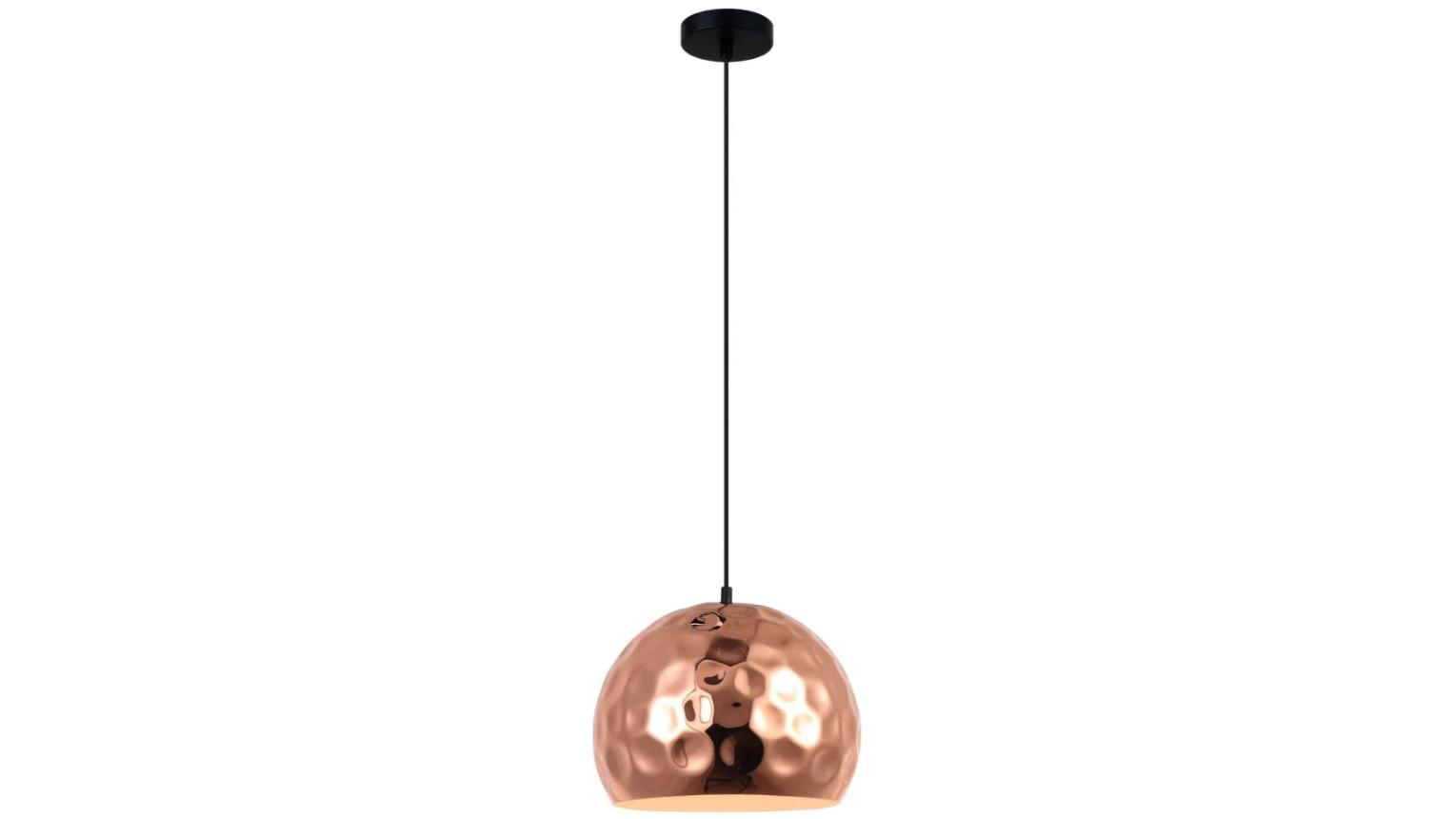 KOPER Bohemian Copper Plated Wine Glass Shape Pendant Light