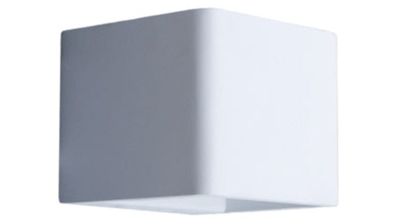 London Surface Mounted Up/Down Cube Matte White 3000K LED Interior Wall Light