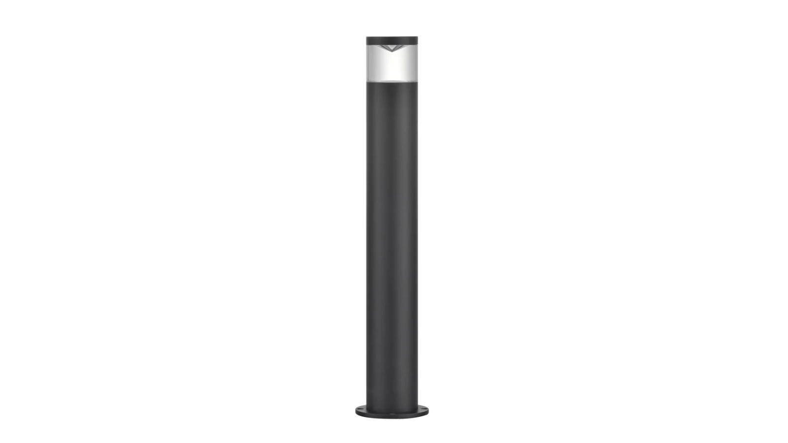 Phare IP54 MR16 Round 44.5cm Low Glare Bollard Light - Black