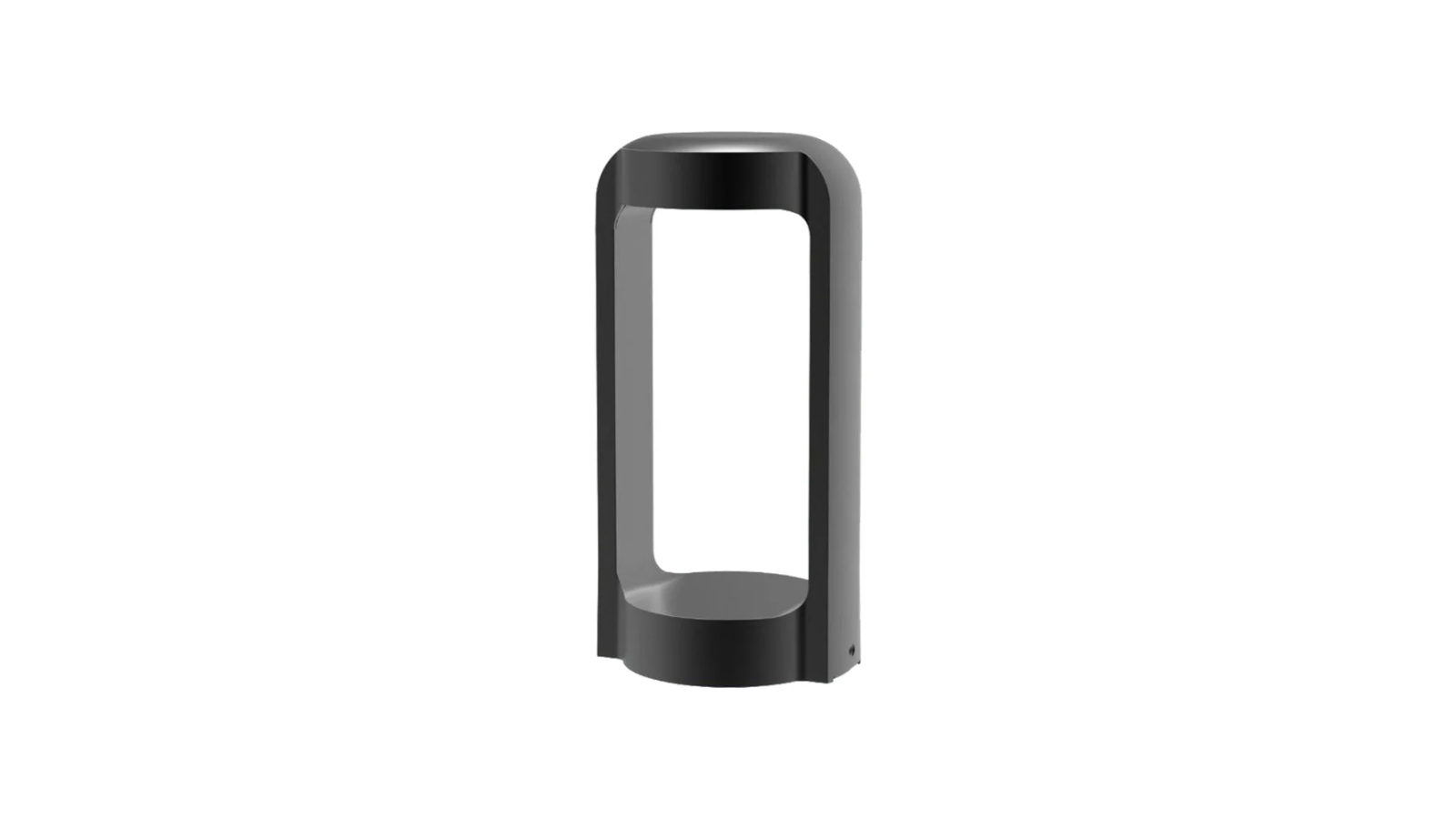 Seker IP65 Rectangular Dark Grey 3000K LED Bollard Light - 30cm