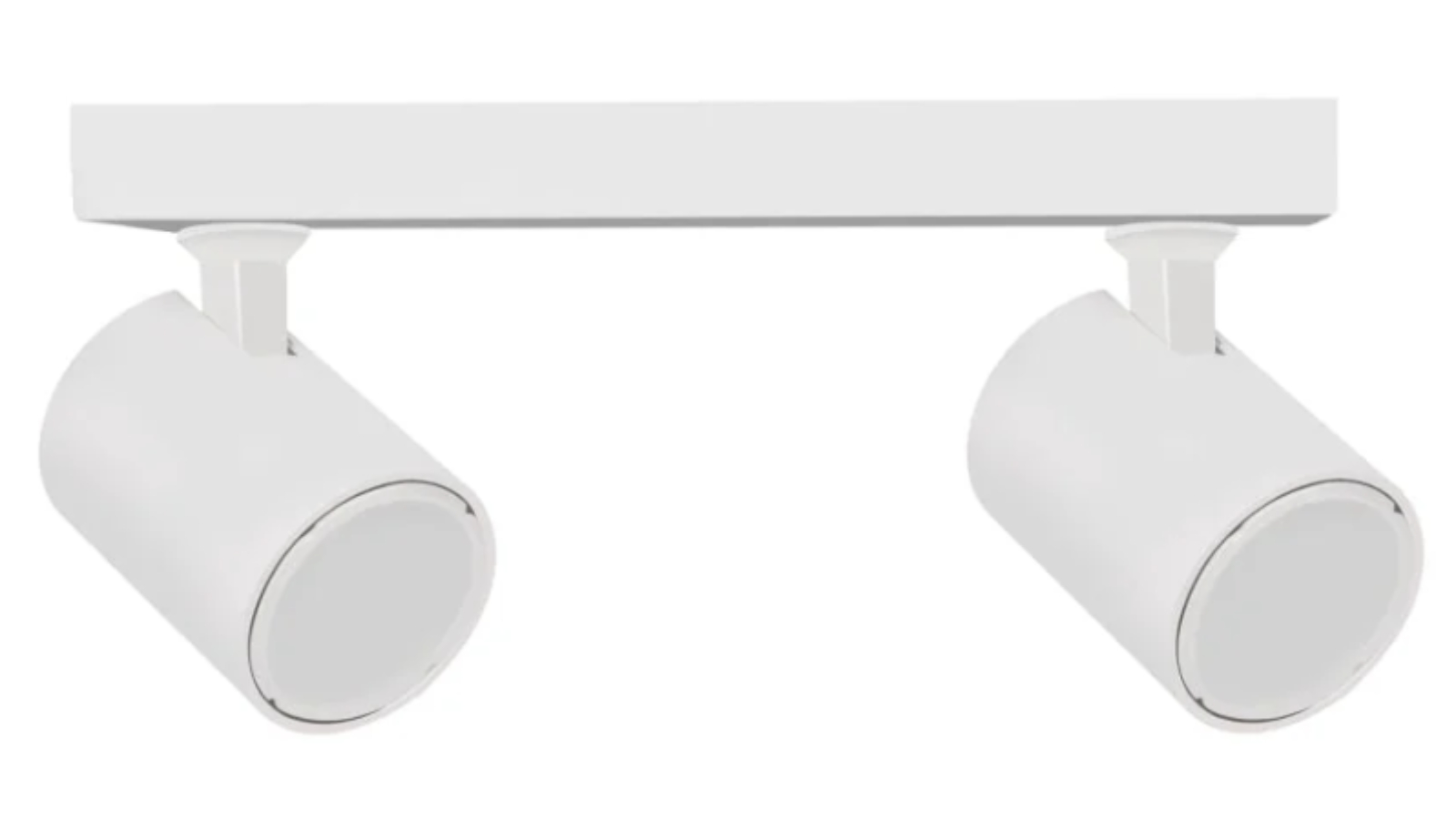 Double Adjustable GU10 Heads Spot Bar Interior Light - White
