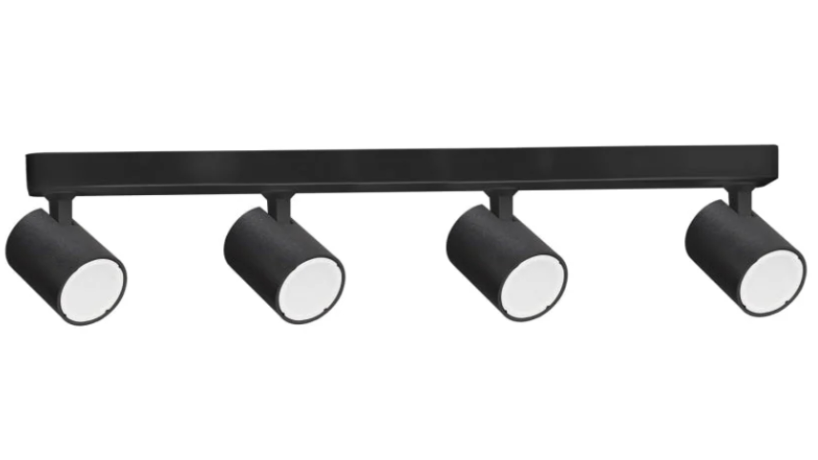 4 Adjustable Heads GU10 Spot Bar Interior Light - Black