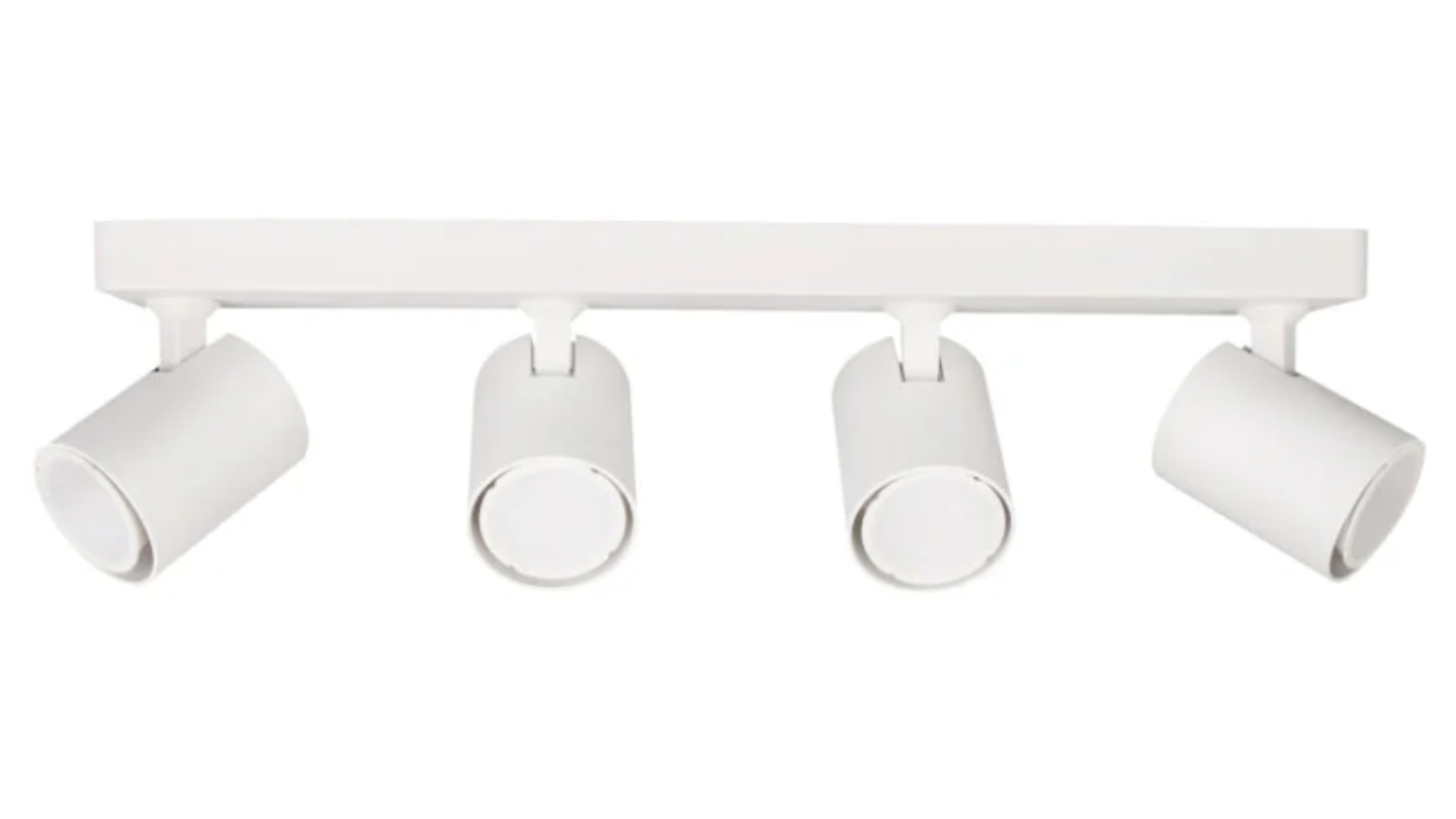4 Adjustable Heads GU10 Spot Bar Interior Light - White