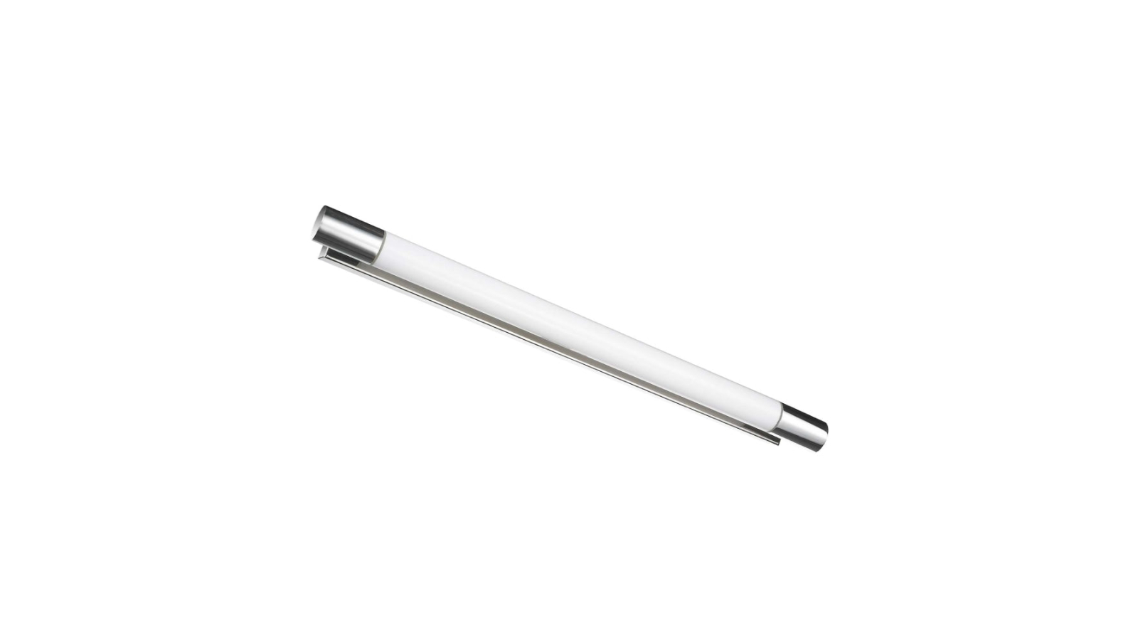 Vanity Cylinder Chrome Frosted Diffuser Vanity Picture 4000K LED Interior Wall Light - 81cm