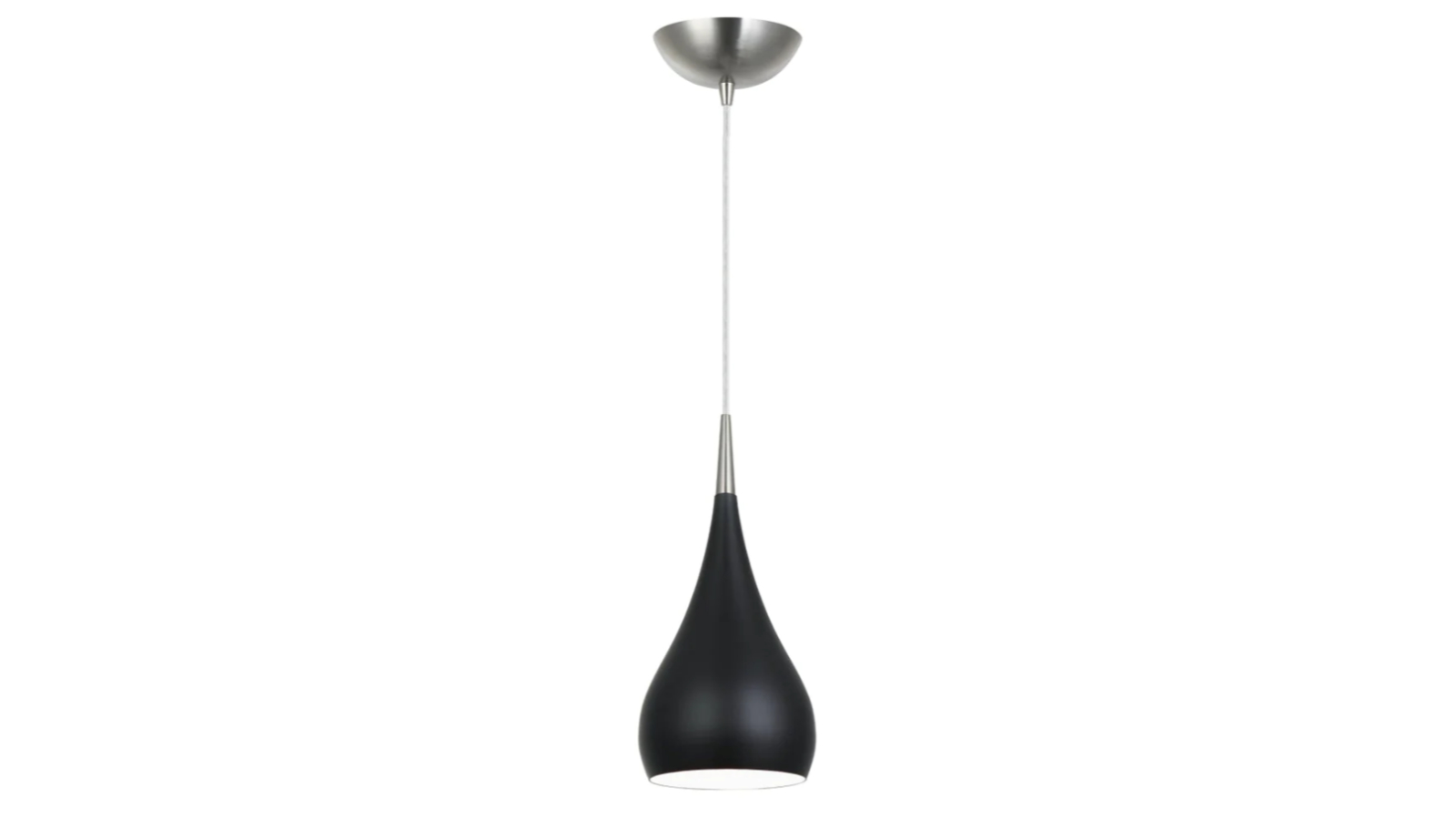Zara Bell Shape Pendant Light - Matte Black