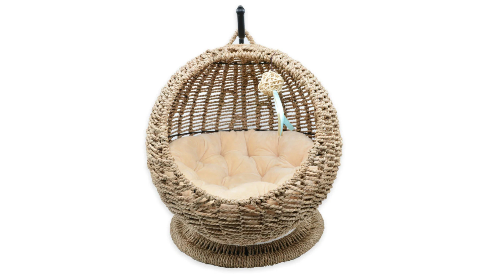 Design Square Oval Rattan Pet House Bed - Natural