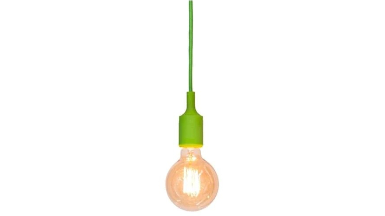 Luminea Stan Colour Silicone Ceiling Hanging Pendant Lamp - Green