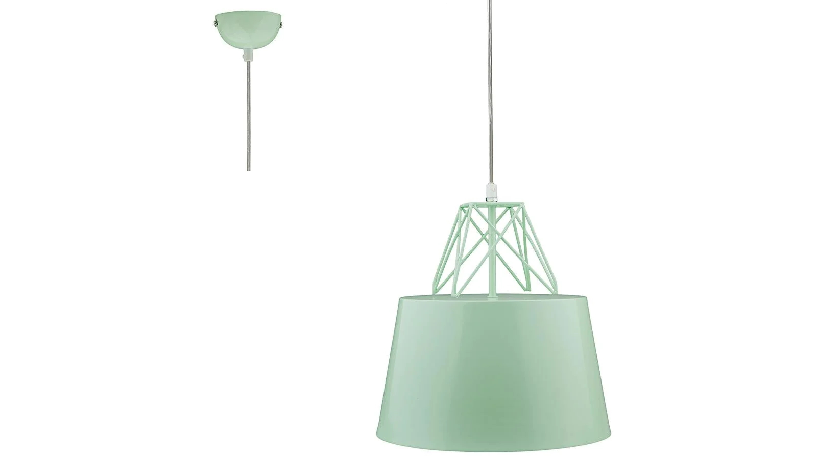 Luminea Mint Isaac Metal Hanging Pendant Light
