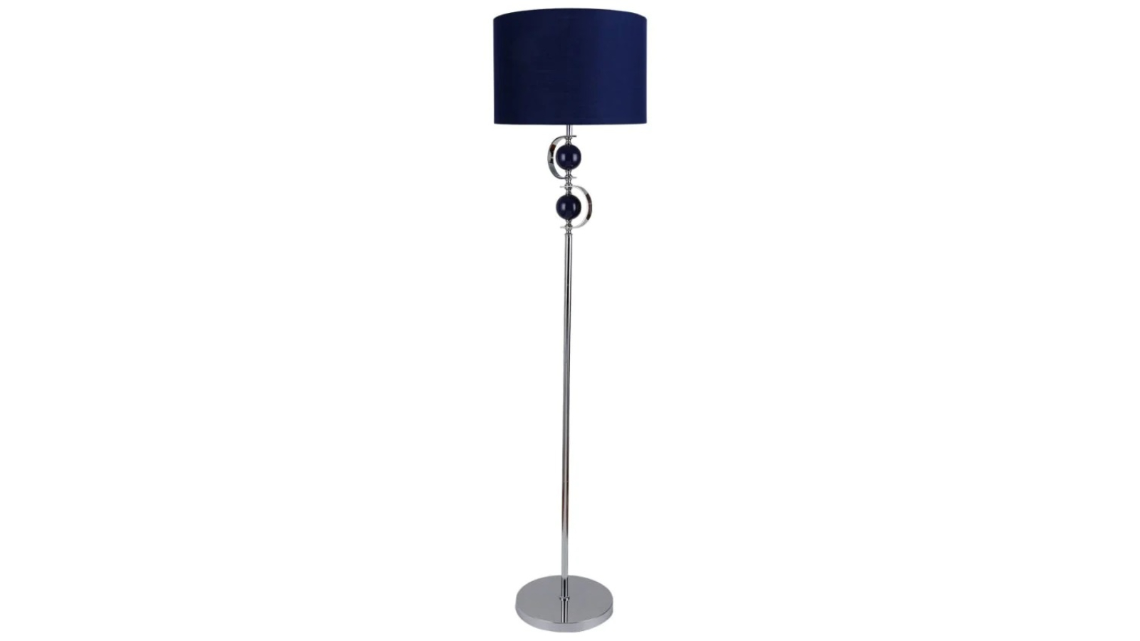 Luminea Virtue Modern Elegant Free Standing Reading Floor Lamp - Navy