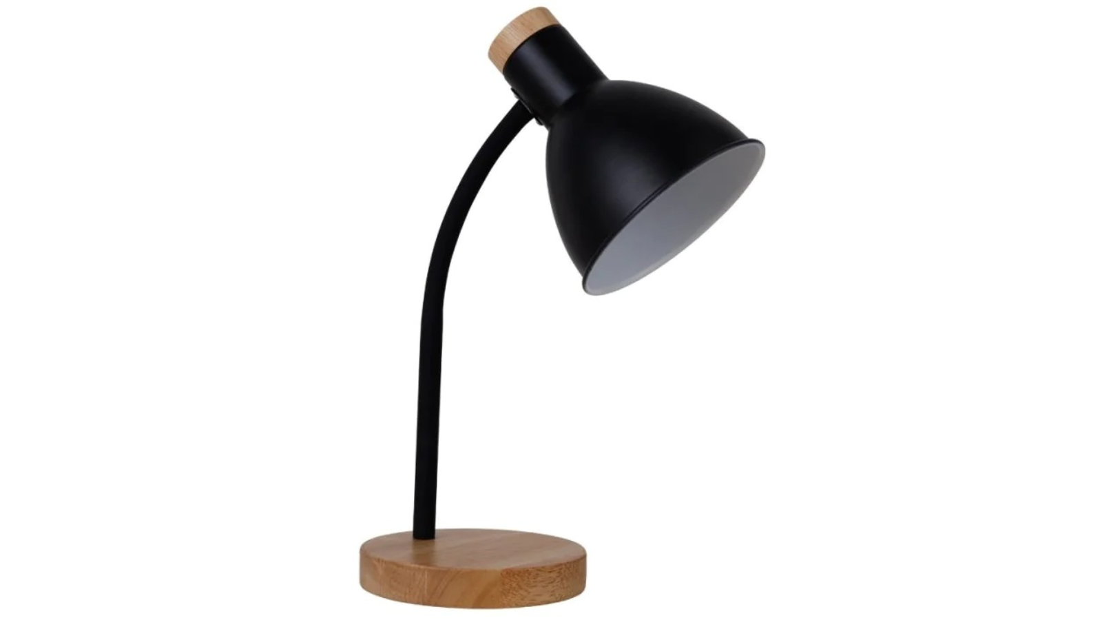 Luminea Blanche Modern Elegant Table Lamp - Black