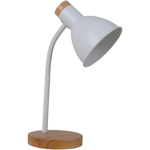 Luminea Blanche Modern Elegant Table Lamp - White