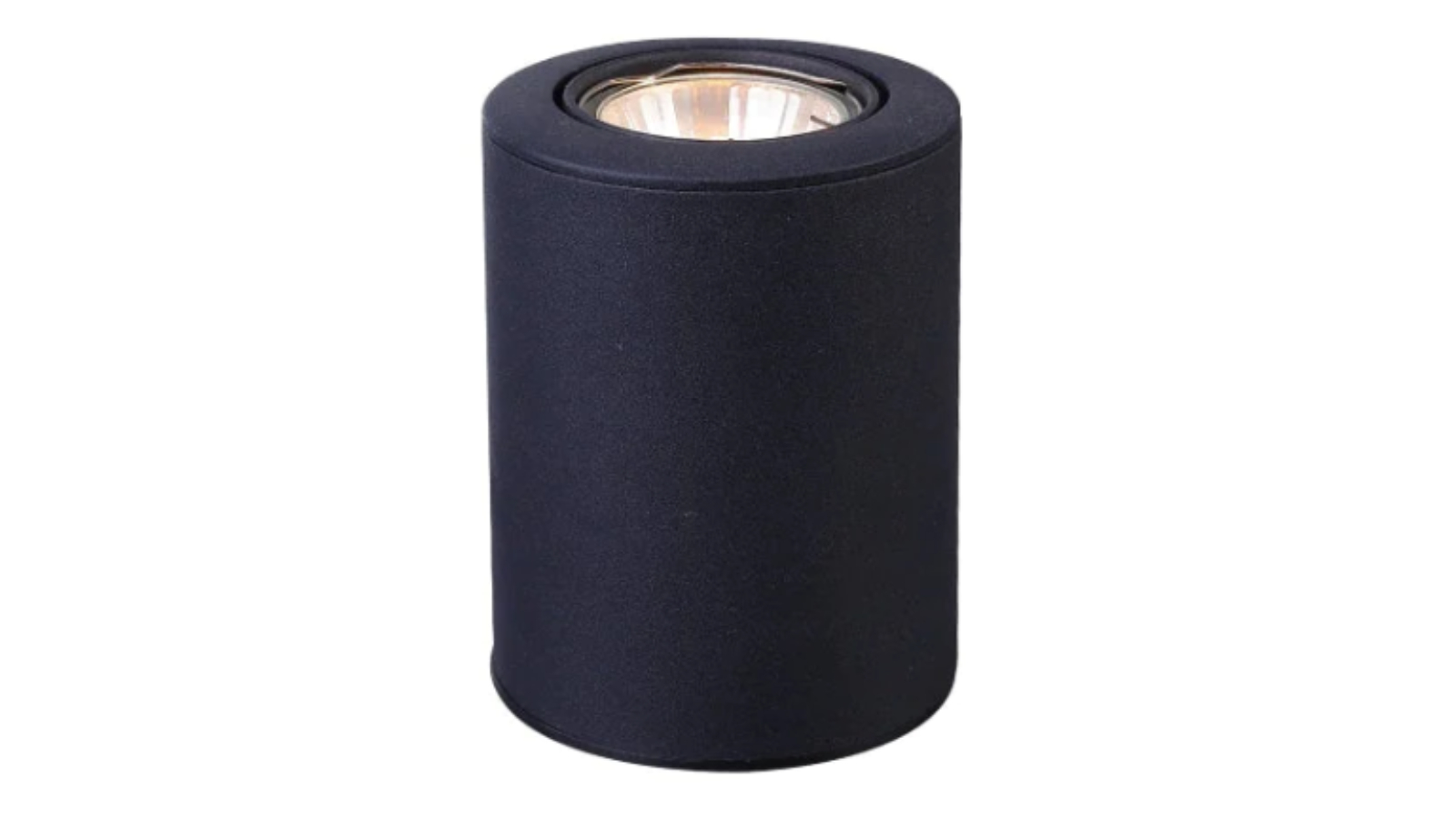 Luminea Metal Minimalist Warm Bright Table Light Lamp - Black