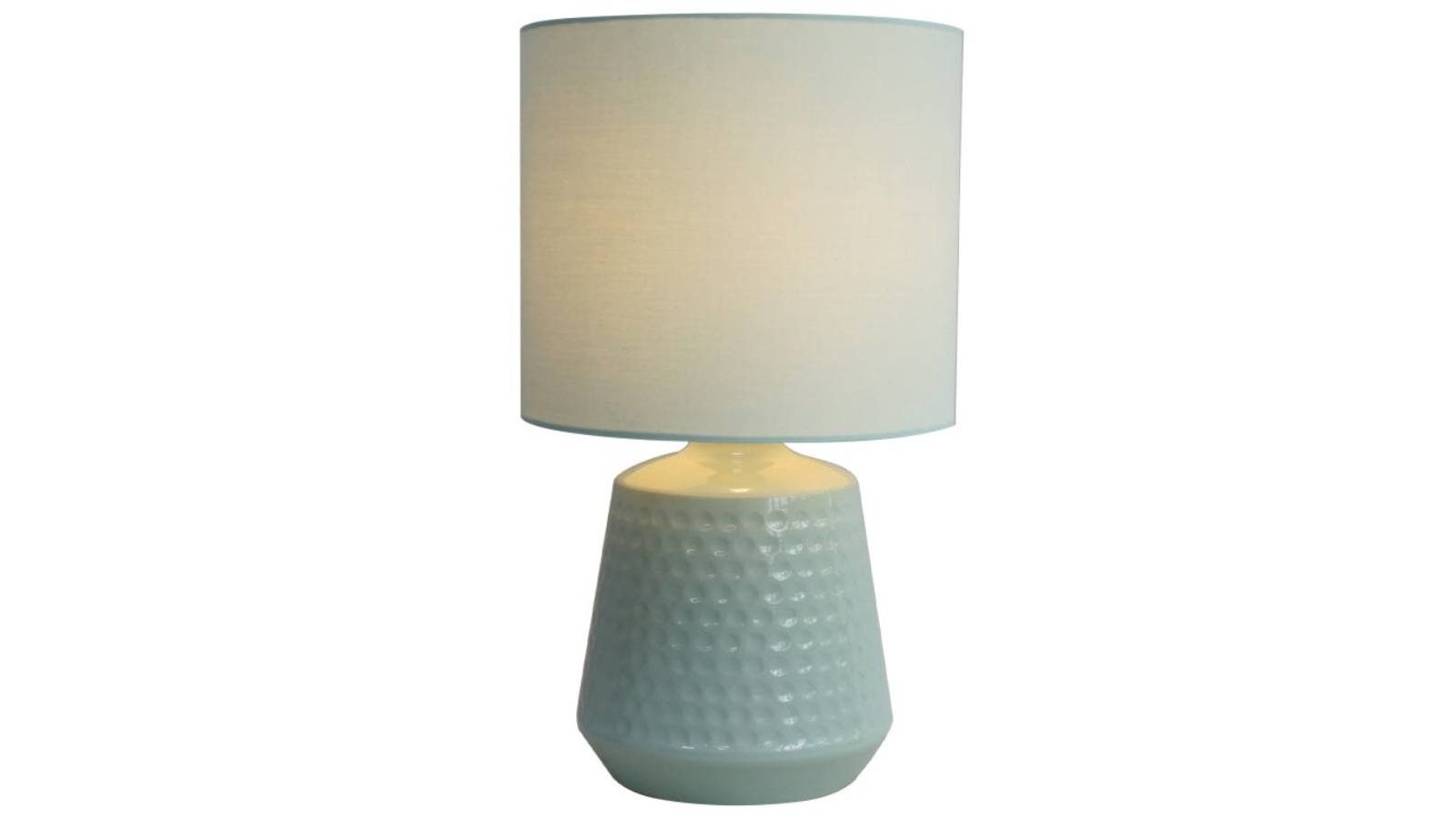Luminea Fabric Shade Osso Classic Touch Metal Table Lamp - Green