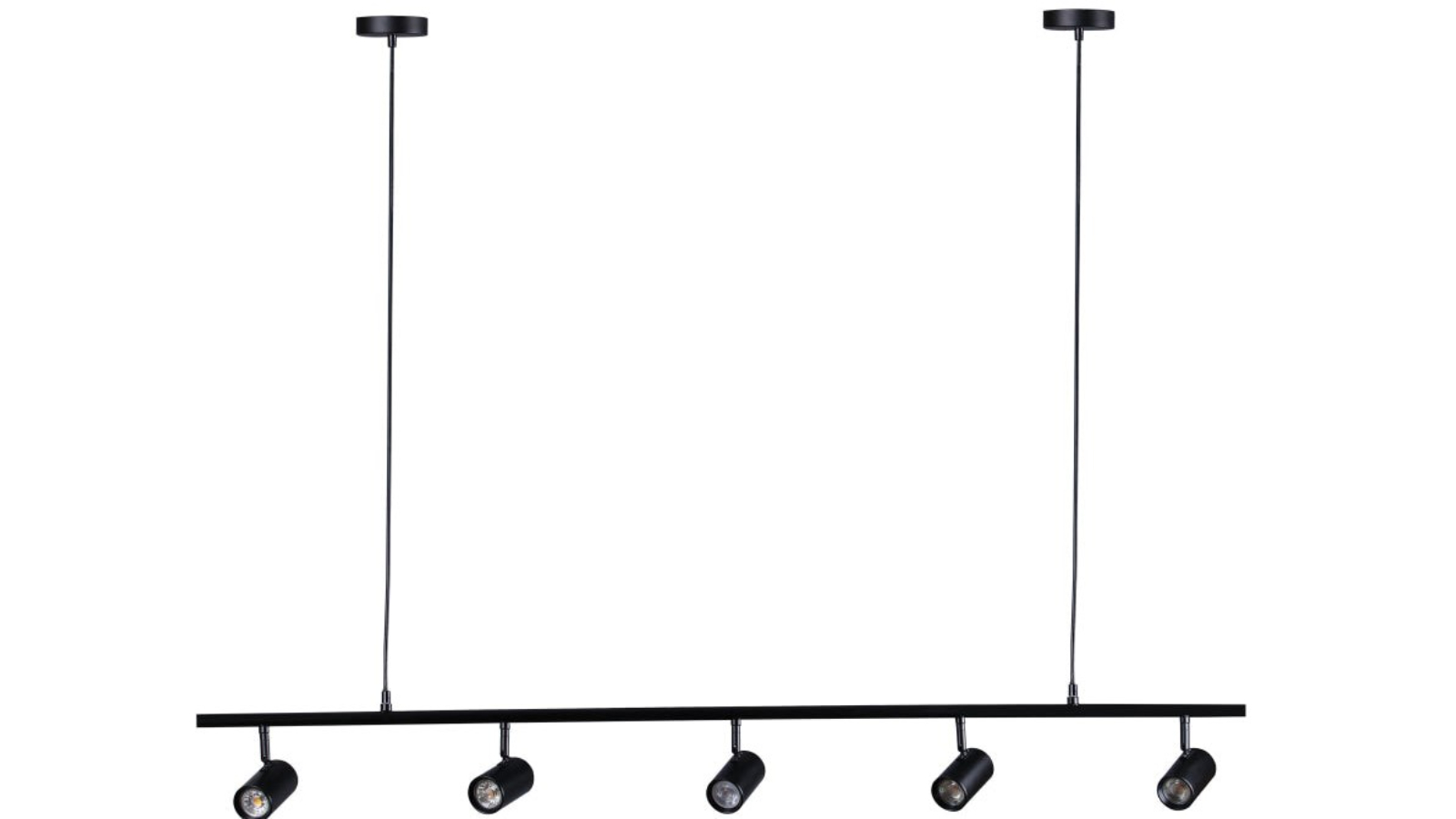 Luminea Soleil Adjustable Spotlight Pendant Light Lamp - Black