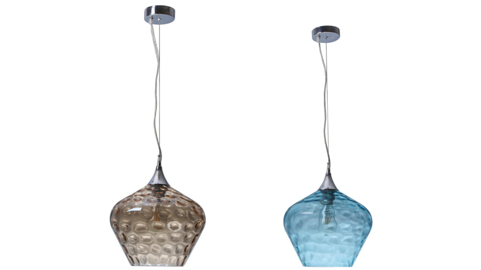 Luminea Cillian Glass Shade Pendant Light Lamp