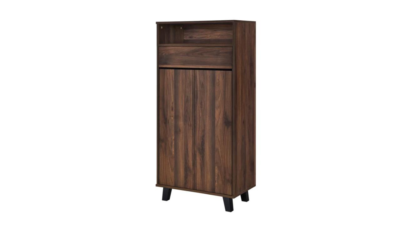 Paragon Brad Shoe Rack Cabinet Storage Cabinet - Columbia Brown