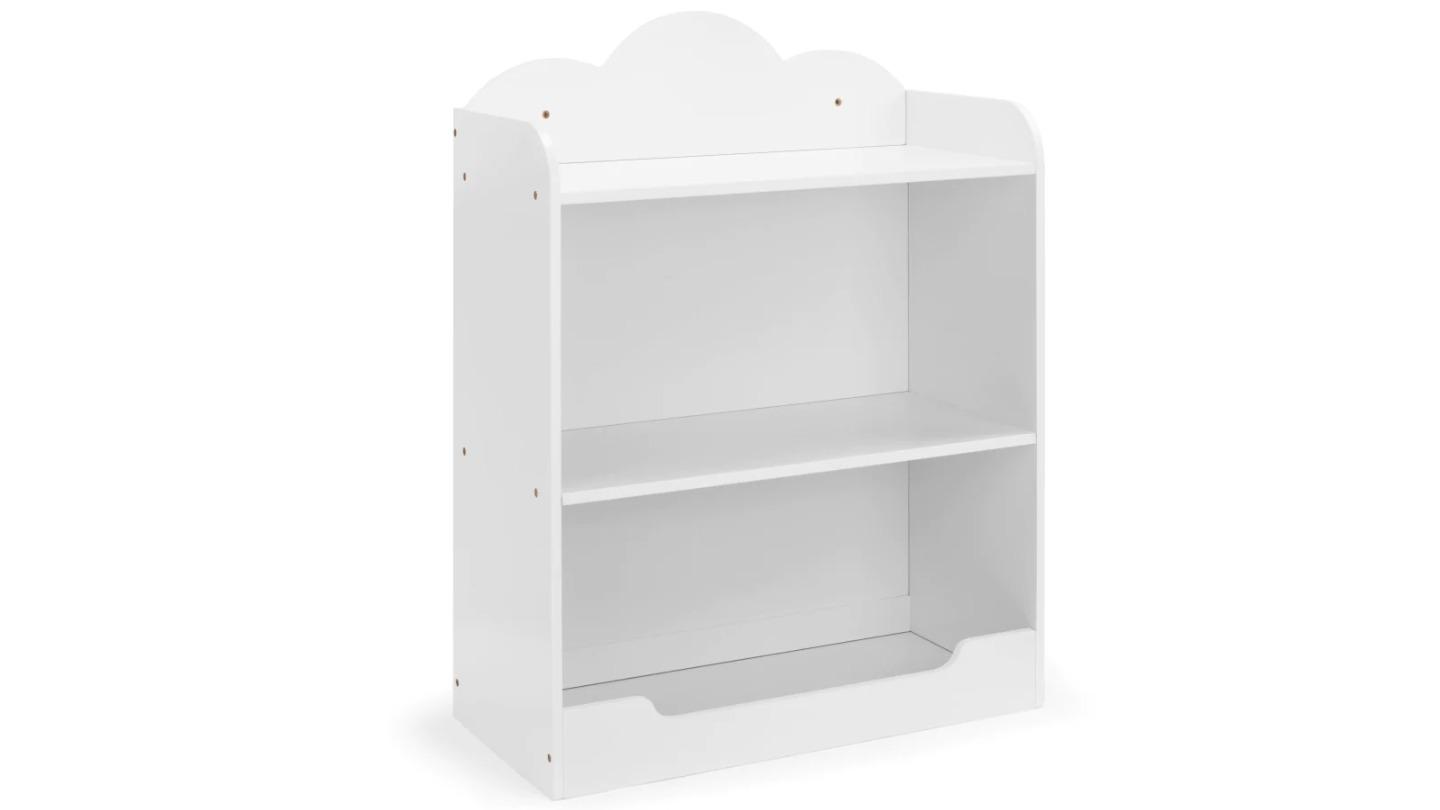 Design Square 2-Tier Liam Shelf Bookcase Cabinet - White