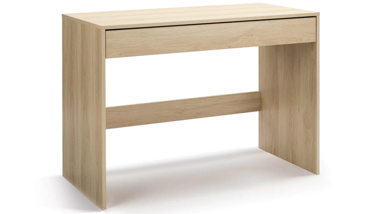 Design Square Marias Computer Study Home Office Desk with 1-Drawer - Oak