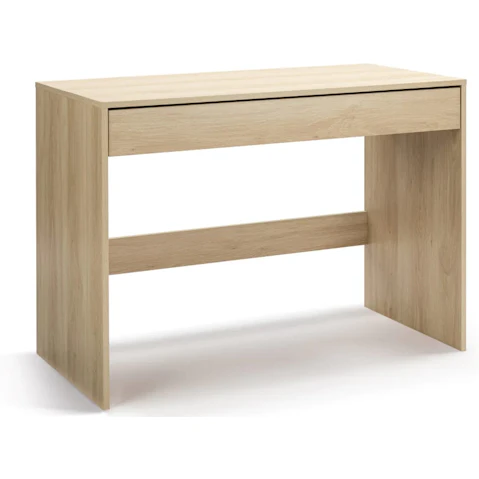 Design Square Marias Computer Study Home Office Desk with 1-Drawer - Oak