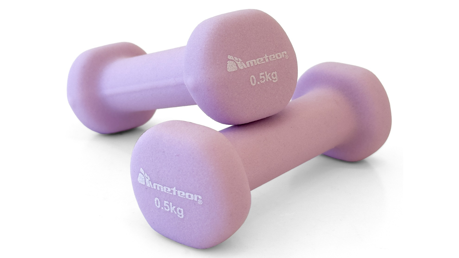 Meteor For The Winners Flat Bottom Neoprene Dumbbell - 0.5kg
