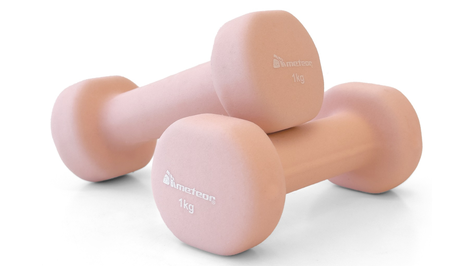 Meteor For The Winners Flat Bottom Neoprene Dumbbell - 1kg