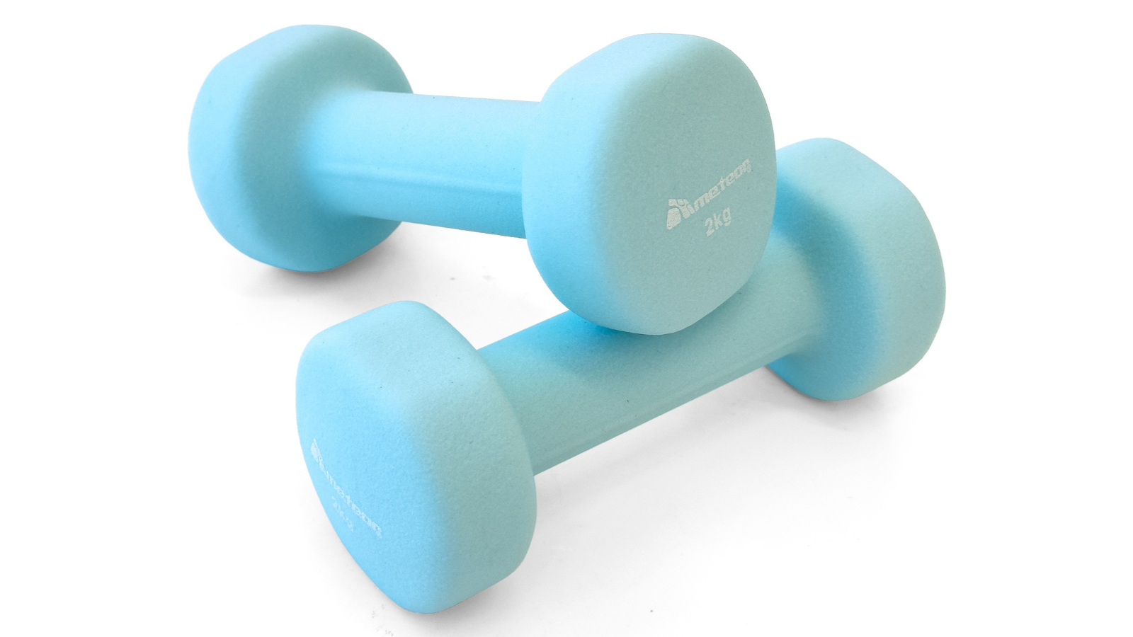Meteor For The Winners Flat Bottom Neoprene Dumbbell - 2kg
