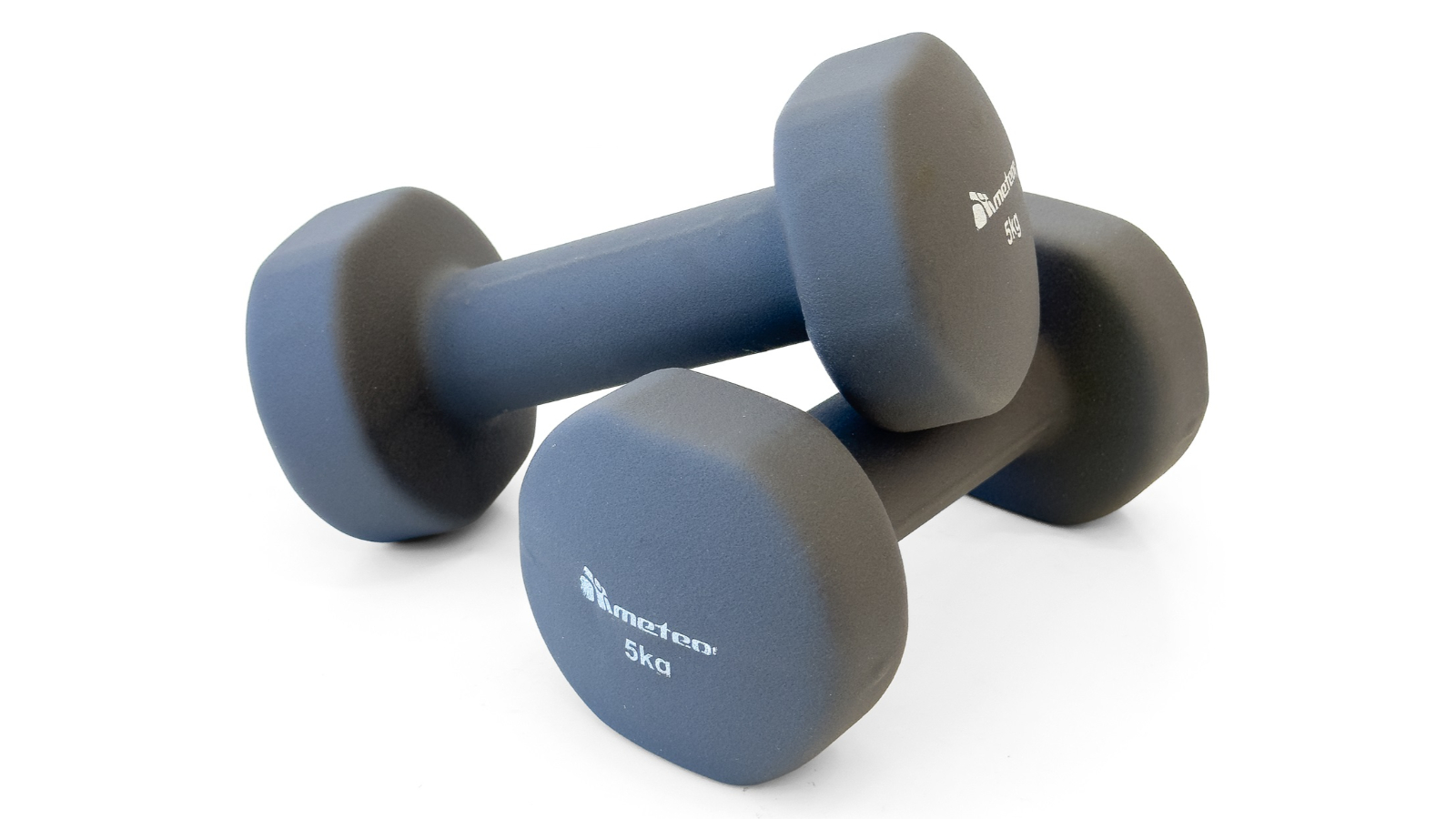 Meteor For The Winners Flat Bottom Neoprene Dumbbell - 5kg