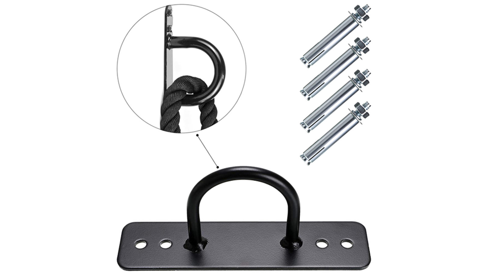 METEOR Bolt-On Metal Anchor for Battle Ropes