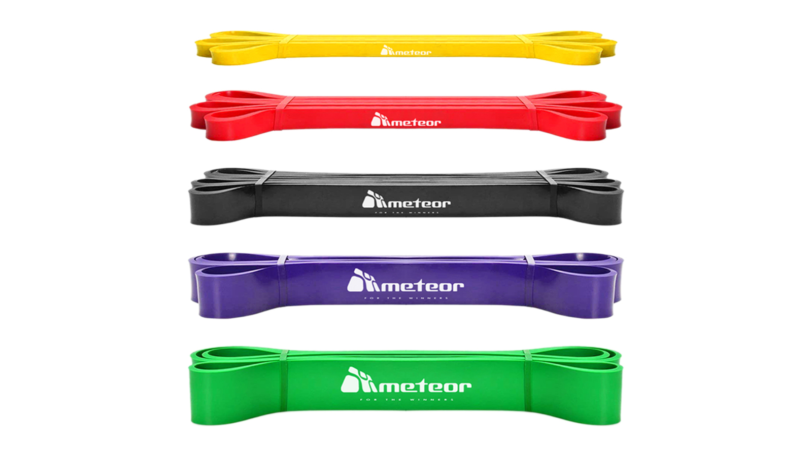 Meteor For The Winners 5 Piece Resistance Power Bands Set