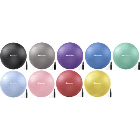 Meteor For The Winners 75-85cm Anti-Burst Yoga Gym Ball with Pump