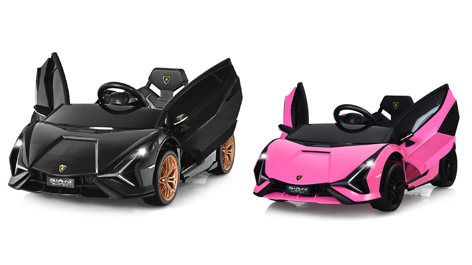 Costway Licensed Lamborghini Ride-on Car with Remote, MP3, Horn