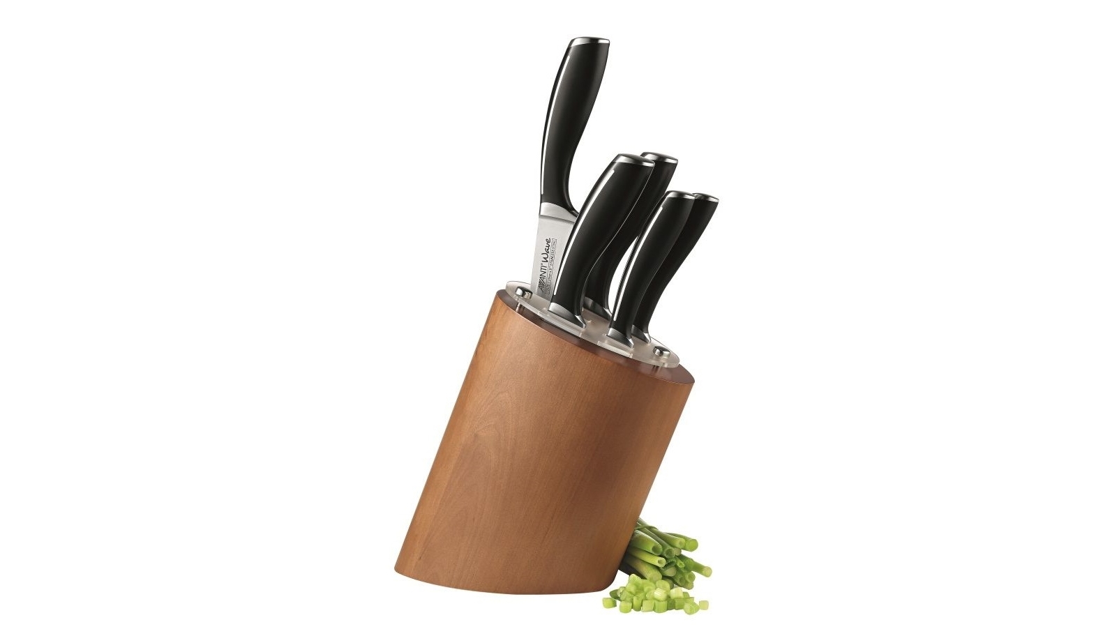 Avanti 6-Piece Wave Birchwood Knife Block