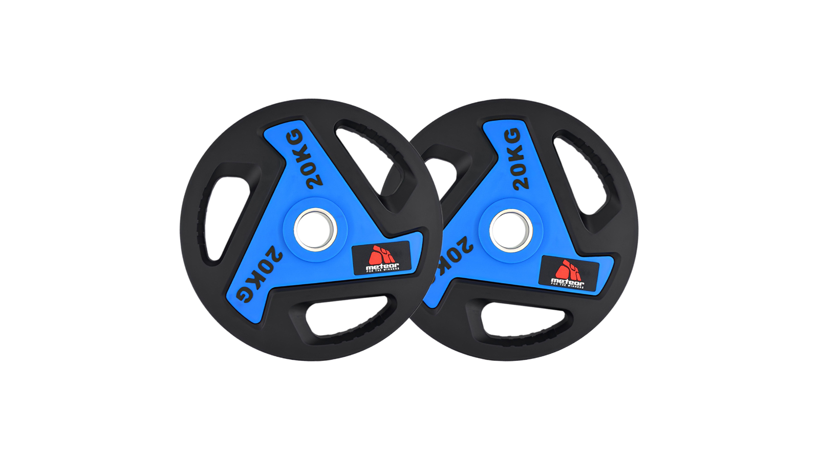 Meteor For The Winners 5cm Urethane Weight Plate for Olympic Barbell - 20kg