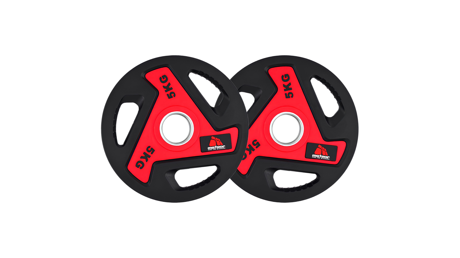 Meteor For The Winners 5cm Urethane Weight Plate for Olympic Barbell - 5kg