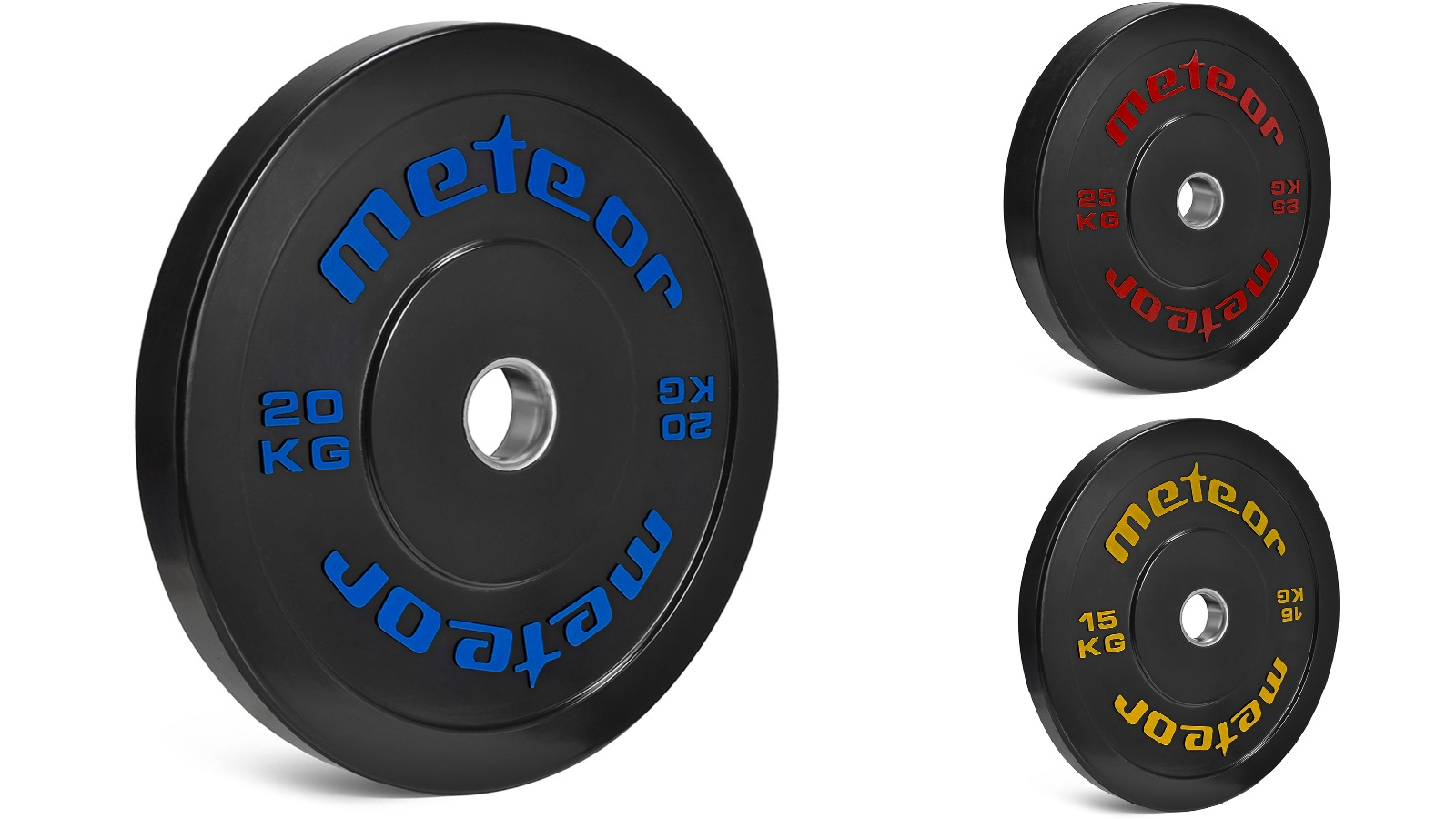 Meteor For The Winners 5cm Bumper Weight Plate for Olympic Barbell