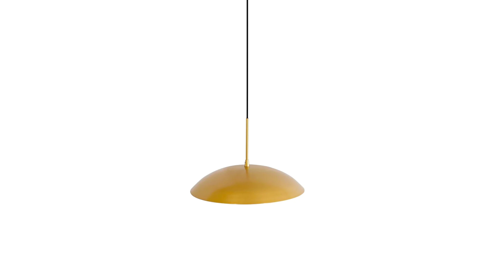 Sylvania Lighting Nobu Rustic Modern Metal Disc Pendant Light Lamp - Gold