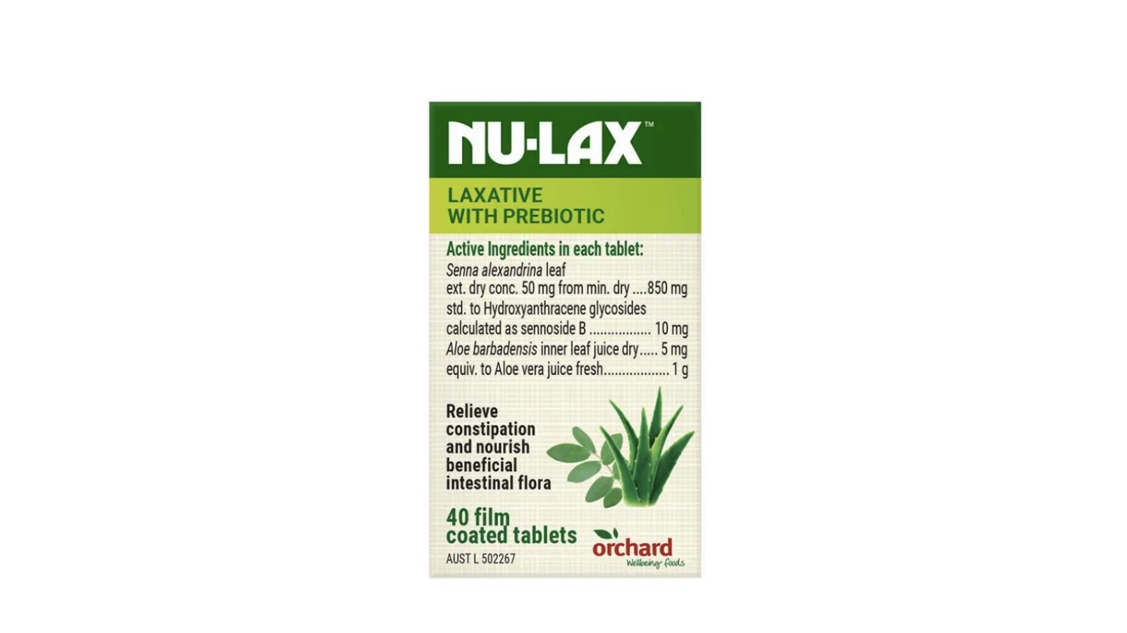 Nu-lax Natural Laxative with Prebiotic